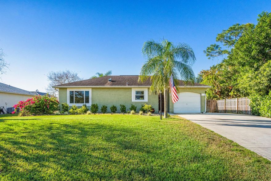 Gorgeous updated bungalow for easy living! Glam kitchen with stainless appliances, 42'' wood paneled cabinets, and quartz countertops including bar area. Huge living/dining space opens through French doors onto the outdoor patio. Spacious bedrooms with triple windows for lots of natural light. Glamorous bathroom with travertine and granite round out this exceptional property. Wood-look tile throughout. Fully fenced yard includes a shed for all your gear and toys. Extra wide driveway for that boat too! Fantastic location with easy access to great fishing, boating, surfing, kayaking, parks, shopping, dining, and more!