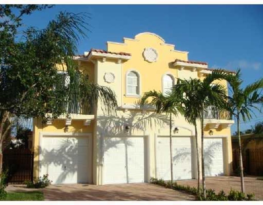 Beautiful two story luxury townhome in east Fort Lauderdale. 3 bed/3.5 bath, Marble and wood floors, open concept kitchen and living area, wood cabinets, granite counters, SS appliances, private pool/yard, breakfast nook, two balconies, large master bedroom, tons of closet space, large second floor loft, large guest bedrooms, two car garage and large driveway for plenty of parking. Close to beach, nightlife, dining and shopping. No HOA fees. This home has everything. Stop looking, you've found your home.