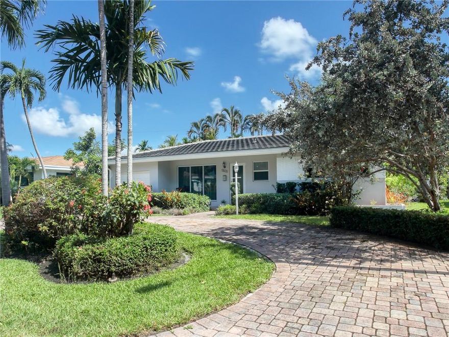 The best East Wilton Manors location! This 3/2 single family home has granite counter tops & hardwood cabinets in kitchen & large walk-in pantry. Tile floors thru-out w/laminate flooring in FL room. 1 car garage converted to a laundry/utility room which measures 19'x11' could be a 4th bedroom if AC is added. Impact windows & door except for the Florida room which has shutters that meet today's code. Roofs, AC & inside electrical panel replace about 5 yrs ago . Circular paver driveway & large, fenced back yard with plenty of room for a pool. This great east side location is close to Starbucks, Storks Bakery & Manor Lanes Bowling Alley. All offers must me on "As Is" contract.