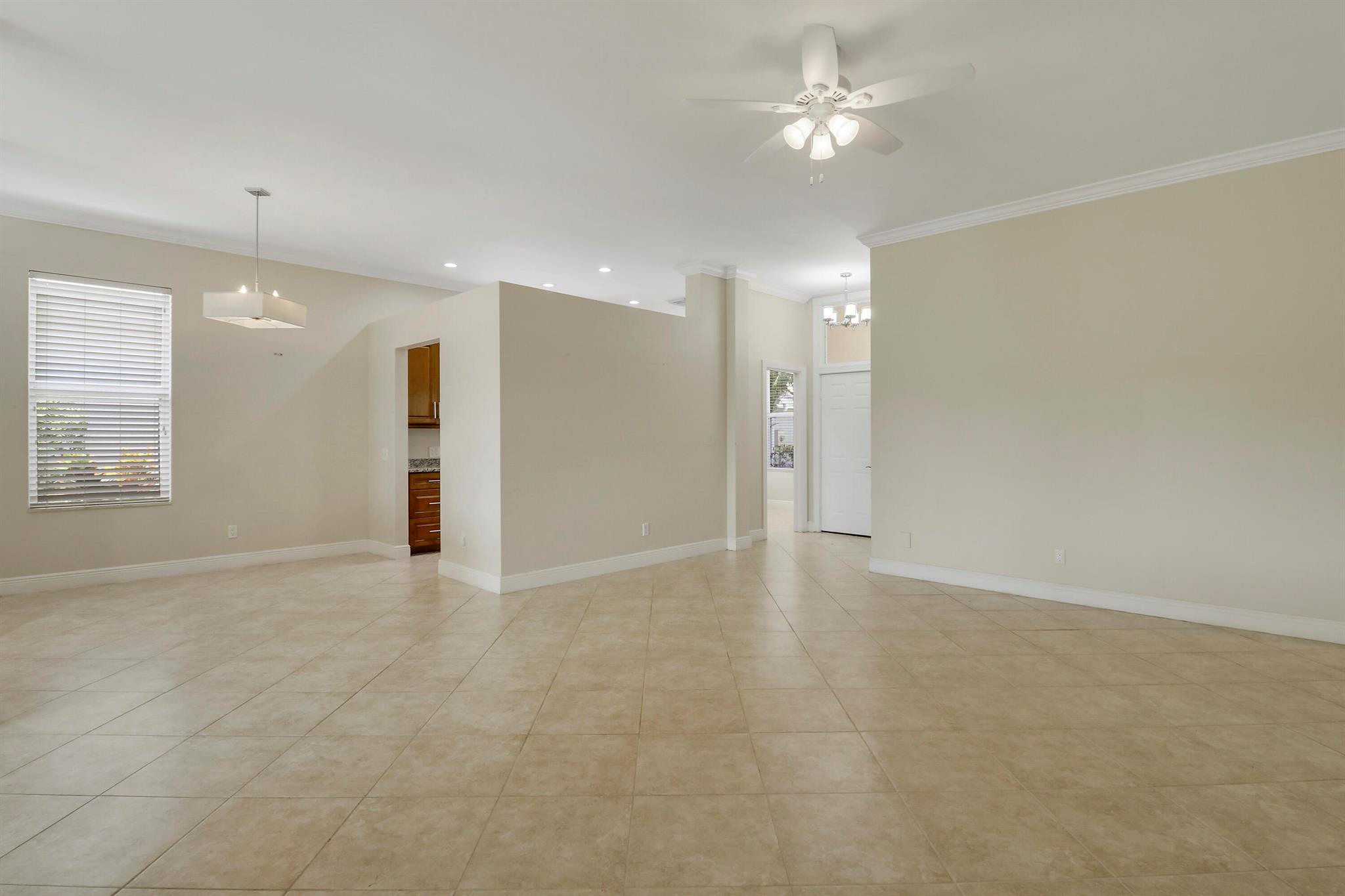 Experience this spacious and beautifully updated home with a versatile floor plan and soaring vaulted ceilings that create an open, airy feel. Renovated in 2019, the centerpiece is a luxury aquatic haven--a sophisticated hybrid between a 5' pool, heated spa, and cold plunge--designed for ultimate relaxation and refreshment. Whether you're soaking in warm waters, cooling off with an invigorating cold plunge, or enjoying both in one elegant space, this feature is perfect for unwinding or entertaining.Step outside to the inviting Tiki deck that overlooks expansive golf course views from the backyard, providing an idyllic outdoor retreat. The home also includes impact sliders, a fully equipped electric Tiki bar, and a modernized kitchen and bathrooms, combining comfort and style seamlessly.