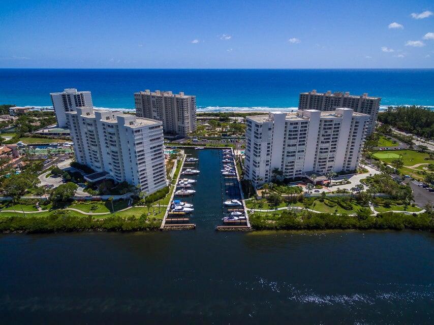 Large, 2300+ square foot apartment with large front corner living room, separate dining room area, eat in kitchen, and separate bedroom wing with three bedroom, three baths, three terraces, furnished apartment with a boat slip for rent at Sea Ranch Club Of Boca.The apartment has double Corners: living room corner room with beautiful ocean, marina and intracoastal views. Primary bedroom corner room with beautiful views up and down the intracoastal.Many large closets.Floor to ceiling, new impact windows and slider doors. Washer dryer. Storage unitFitness center.Common Charges include Internet and cable.Third bedroom can alternatively function as a den or office. Gated community with additional private concierge for the building.