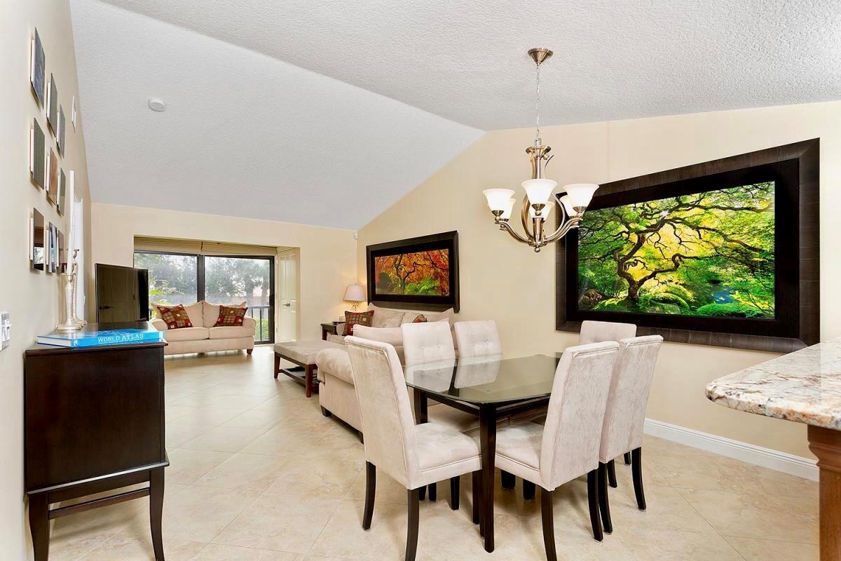 Completely renovated condo in East Boca. Second floor with a split two bedroom floor plan, vaulted ceilings, 2 full bathrooms. The kitchen has beautiful cabinets and granite countertops. Large master bedroom with en suite bathroom and walk in closet. Full size washer and dryer. If desired, furniture is included. Credit score must be 650. Perfect for investors, can be rented immediately! Great location with easy access to I-95. Located just a few minutes from beautiful beaches, Florida Atlantic University, shopping at Boca Raton Town Center as well as amazing restaurants and nightlife at Mizner Park and Atlantic Avenue.