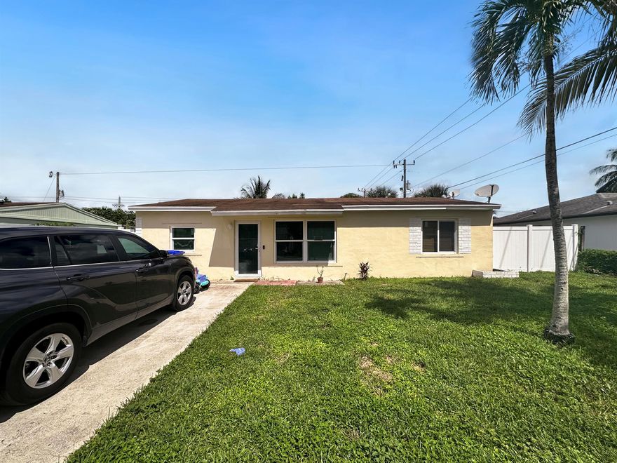 Live the Florida lifestyle or invest in it! This beautifully remodeled, open-concept home is perfect for a small family or investor. Features include a brand-new kitchen, updated bathroom, new laminate floors, fresh paint, and hurricane-impact windows and doors for safety and efficiency. Enjoy a large fenced yard with a private pool--great for relaxing or entertaining. No HOA, pet, rental, or parking restrictions. Ideal for Airbnb, Vrbo, or long-term rental. Conveniently located near highways, parks, schools, and shopping. A turnkey opportunity in a prime location--don't miss out!
