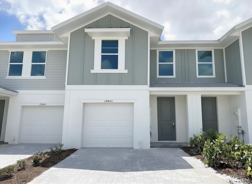 Brand new, energy-efficient home ready April 2026! This 3 bedroom, 2.5 bath open concept home offers 1,661 sq. ft. of thoughtfully designed living space, featuring a central kitchen island, oversized upstairs loft, and a spacious primary suite with bath and walk in closet. Additional highlights include impact glass windows, spray foam insulation, and all appliances included. Ideally located in the Central Park community in the heart of Port St. Lucie, just minutes from shopping, schools, and hospitals, and built with energy efficient features for exceptional comfort and savings.