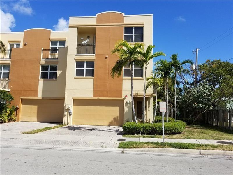 Three Story Townhouse * 3 Bed / 3 Baths * End Unit * Located N of Sunrise just W of Fed Hwy * Fenced Backyard * Every floor has bedroom & bath * Primary bedroom on 3rd Floor with 2 private balconies & jacuzzi tub * Middle floor consists of the beautiful kitchen, open to the living area with stainless steel appliances and balcony * Half bath off the kitchen along with bedroom w/bath also located on the second level * The bottom level has living area, bedroom, bath & two car garage * No HOA * Rapid Approval * Great Owner * Only 1st and 1 month deposit if approved * Water/Trash and other utilities Not Inc * Non Smokers Only * No Prior Evictions *