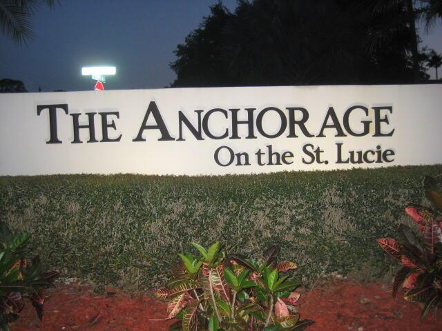 OMG Boaters/ Nature Lovers come discover Port Saint Lucie's Best kept Secret Anchorage on the Saint Lucie, This River Front 2 Bedroom 2 Bath Second floor unit has River views from all windows. Washer & Dryer in unit. Accordion Hurricane Shutters Enjoy Morning Coffee on you Balcony & Priceless Sunset. Near by River Walk, Botanical Gardens, & River district. This Gated Community boast many amenities Pool with Spa, Clubhouse can be reserved for private parties, Tennis, Pickleball, Shuffleboard, Bocce, Billiards, Fishing dock, Boat Docks. It's like being on Vacation all year long. Close to 95 & the Turnpike. Centrally located near Shopping, Dining, Entertainment. Only minutes to Downtown Jensen Beach, Stuart and the Beaches of Hutchison Island.