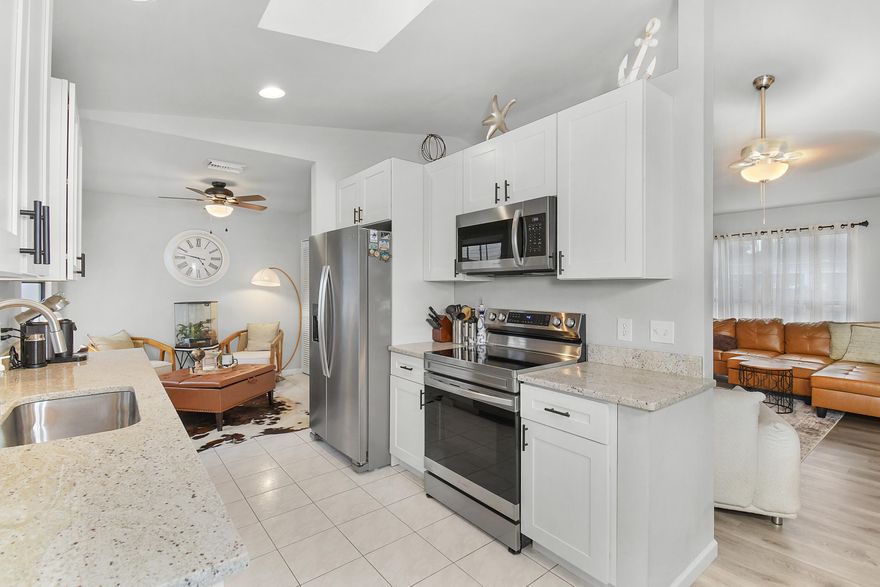 Welcome to this charming 2 bedroom 2 bathroom SFR offering 1098 sq ft of beautifully updated living space in desirable Oak Hammock neighborhood, Ideally located just minutes from tradition, 5 min to I95 and only 30 minutes to the beach.Completley renovated in 2023 the home features cont finishes throughout with a new roof, A/C, water heater and washer and dryer and a full kitchen upgrade installed in 2023. Just step outside to you private oasis complete wit 15x36 inground pool for the entertainer you are...This home is in move in condition and is awaiting its new owner it will not last ...