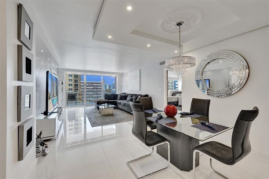 Enjoy OCEANFRONT living in this STUNNING luxury condo w/ BREATHTAKING ocean views. Fully UPGRADED 2BD/2BR offers a SOPHISTICATED & COMFORTABLE living space. FABULOUS ocean views from your living room & bedrooms. The condo has been RENOVATED w/ high-quality finishes & MODERN touches thruout. Move right in & start living your best life in this BEAUTIFULLY FURNISHED HOME. The LARGE, MODERN kitchen features SS appliances, offering both style & functionality for all your cooking needs. The building amenities include RESORT-STYLE POOL, perfect to relax & entertain, & DIRECT ACCESS to the pristine beach, making seaside living CONVENIENT & ENJOYABLE. Stay fit w/ the FANTASTIC fully equipped gym. This luxury condo combines the best of comfort, style, & location. DON'T MISS THIS ONE!
