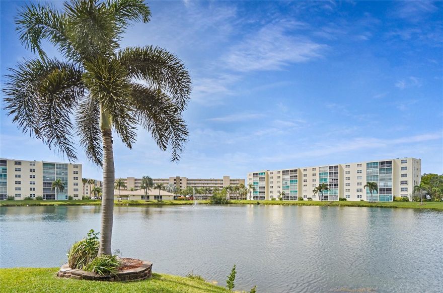 Totally renovated waterfront condo with stunning lake views in a quiet 55+ community, close to shopping, banking, transportation, parks, ocean access. Located east of US 1 next to the Anne Kolb Nature Center and much more.