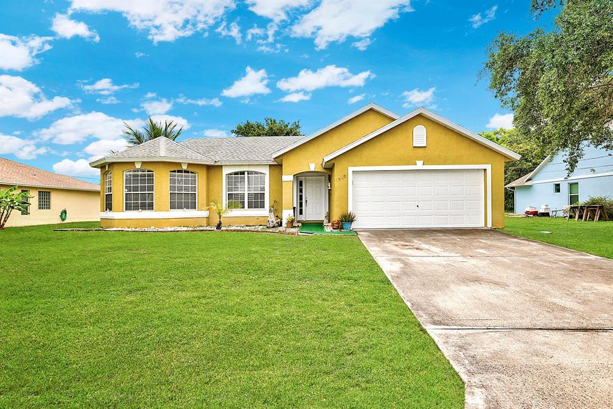 This 3/2/2 CBS home built in 2004, offers a lot of natural light, large primary bedroom and bath ensuite. Entry opens to the living and dining rooms that flow to the kitchen, family room and breakfast dining area. Great for entertaining Family &Friends! Sliding glass doors open to the large backyard with room for swimming pool.  Close to Public Beaches and Indian River with boat ramps, picnic areas, & fishing. Come enjoy Quaint Downtown Jensen Beach offering festivals, shopping, dining or Green River Parkway along Savanah Preserve with walking / biking trails & natural areas. Don't miss this opportunity  - Call Today for Your Private Showing!