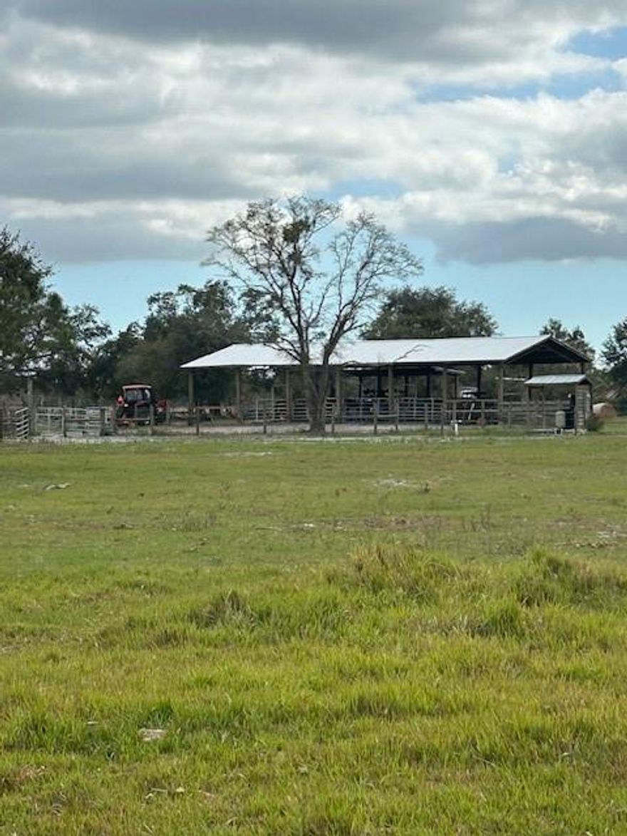 Bring the horses and cows to this beautiful, improved corner acreage.  Just under 10 acres located in Country Hills Estates, this land is fenced and cross fenced with a round pen.  36 x 72 barn with a 12 x 36 lean to, also has underground electricity and water.  Water filtration system.  Lots of trees and ready to build your dream home.