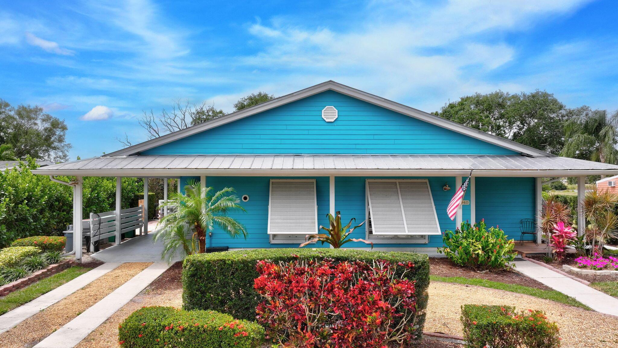 Welcome to your tropical oasis in Sandpiper Bay! This beautiful Key West-style home was extensively remodeled and expanded to meet functionality- featuring 2 kitchens, and dual laundry areas--ideal for multi-gen living or a high-performing Airbnb. The home features spacious bedrooms, impact windows, 2 A/C units, a tankless water heater, and a 2022 pool pump. The owner has lovingly cared for the property, which boasts a strong history of consistent bookings. Outside, enjoy your heated resort-style pool--perfect for relaxing or entertaining. Located minutes from Hutchinson Island beaches, and close to downtown Stuart & Jensen Beach, golf, shopping, dining, and everyday essentials. This home is turnkey, income-ready, and full of coastal charm. For a detailed information sheet, please inquire