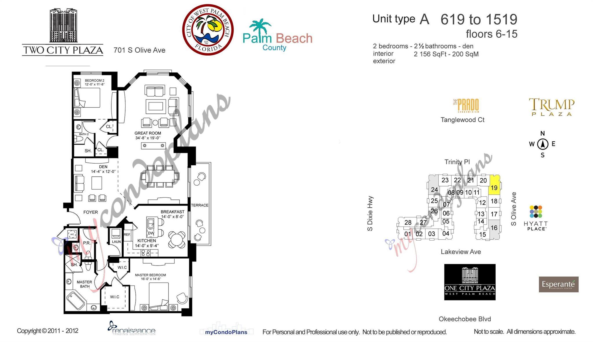 TWO CITY PLAZA CONDO - Residential