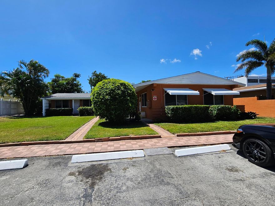 This is an idea that can be done on this property -  DEVELOPER OPPORTUNITY - Using 3 existing Walls' & Slab for the new construction of a (3) Three Unit (2) two story, 1760 square feet, gross plans, negotiable, Townhomes with attached Garages. WILLING TO SELL PROPERTY TO DEVELOPER, The plans that we have on the site is a sample of what can be done on the property. You would be pulling the permit for the City of Fort Lauderdale. I am a Structural Engineer, that can do all the plans for the City, plus the demo plans. This is an idea that can be done on this property -  DEVELOPER OPPORTUNITY - Using 3 existing Walls' & Slab for the new construction of a (3) Three Unit (2) two story, 1760 square feet, gross plans, negotiable, Townhomes with attached Garages. WILLING TO SELL PROPERTY TO DEVELOPER, The plans that we have on the site is a sample of what can be done on the property. You would be pulling the permit for the City of Fort Lauderdale. I am a Structural Engineer, that can do all the plans for the City, plus the demo plans.