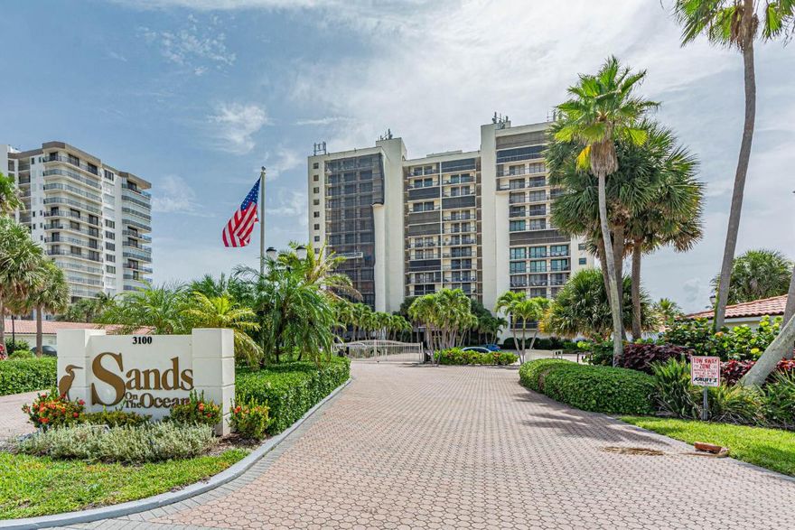 Welcome to Sands on the Ocean, 8th floor Corner End unit with East, South and West Views.  All structural engineering inspections and structural integrity studies complete.  No assessments due.  This 3 Bedroom 2 Bath Condo has been renovated with a chef's kitchen, new flooring, wrap around balcony for East and South Viewing and a full balcony facing West to enjoy impeccable sunsets.  Nothing to renovate just move right in and head to the beach!  Sellers are motivated, come see spacious living on the beach!