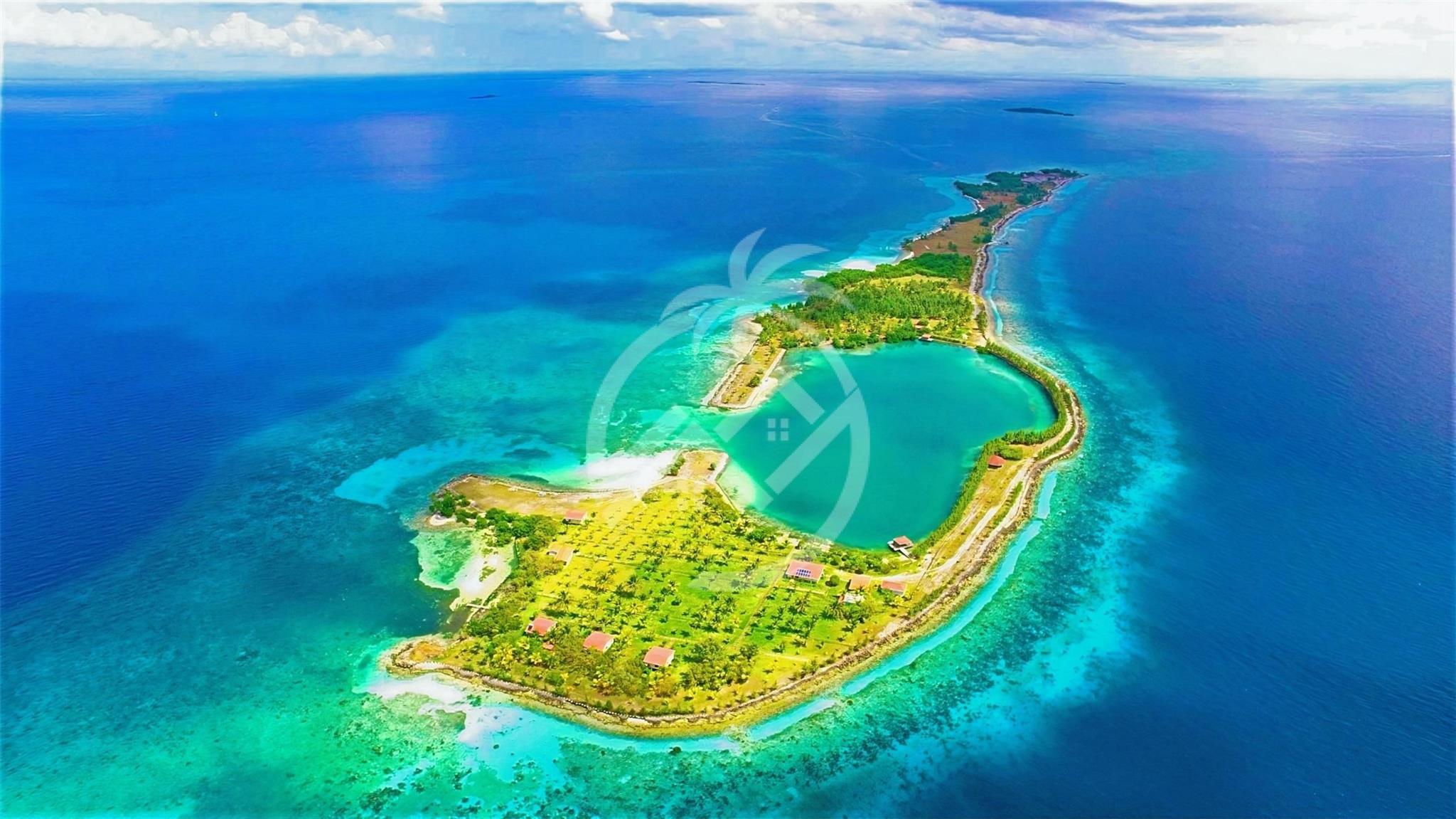 Own an entire Caye in paradise. Off Belizean Coast 40acres, this is Long Coco Caye. Exquisite island 12 miles off the land, explosive development area of the Placencia Peninsula. Offers 2kms of coastal frontage, the longest surface-breaking reef in the central lagoon with 110-120 feet of deep-water access. Beautiful bay/lagoon with endless water sports and fishing possibilities. Island boasts own coral reef offering protection, abundance of marine life, amazing snorkeling & world-class fishing. 6 cabanas with private baths, ceiling fans, glass windows facing the Caribbean Sea, water & electricity. Two caretaker homes & two fresh water wells provide the island with adequate annual supply. Restaurant/kitchen, storeroom & 2 docks.