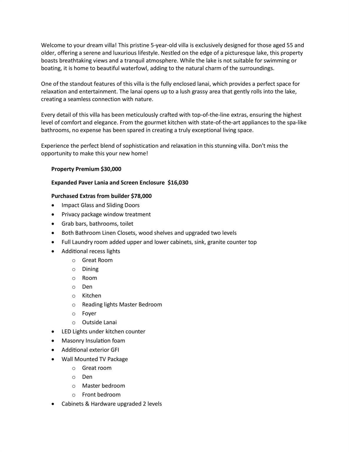 LAKEPARK AT TRADITION PLA - Residential