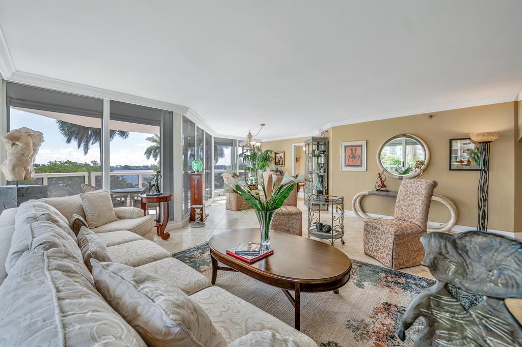 Spectacular 2 bed, 2.1 bath condo with the desirable views of the Intracoastal. The home features a large wraparound balcony, a custom-built bar, ensuite bathrooms, large walk-in closets, 2 garage parking spaces, and a storage unit. Building amenities include: a swimming pool, spa, exercise room, sauna, and grilling area. A short walk to the best restaurants, great retail, and the multitude of offerings that come with West Palm living.24 hour notice to show.Tenant occupied until April 15, 2019