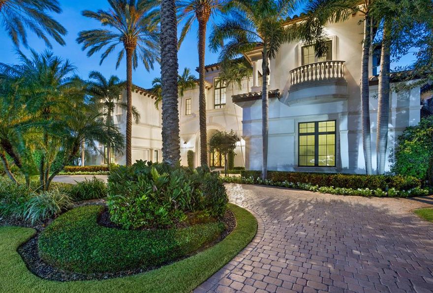 The Sanctuary Deepwater estate sited on 70± feet of waterfrontage with long dramatic water views down the canal. High-styled Bergdorf Goodman Mansion-Inspired design sets the stage for lavish living. Grand arched entry, iron and glass double doors open to a foyer and gallery with patterned marble and hardwood flooring. Open Gourmet island kitchen boasts a waterfront breakfast and adjacent family room with entertainment center and bar. Office/library, VIP suite & staff quarters complete this level. The second level features a luxe Primary suite with sitting room, balcony, dual spa-like baths, and boutique wardrobes. Three additional bedroom suites, loft & media room are provided for family and friends. Resort-style infinity edge pool with separate spa, lanai with summer kitchen and cabana. DISCLAIMER: Information published or otherwise provided by the listing company and its representatives including but not limited to prices, measurements, square footages, lot sizes, calculations, statistics, and videos are deemed reliable but are not guaranteed and are subject to errors, omissions or changes without notice. All such information should be independently verified by any prospective purchaser or seller. Parties should perform their own due diligence to verify such information prior to a sale or listing. Listing company expressly disclaims any warranty or representation regarding such information. Prices published are either list price, sold price, and/or last asking price. The listing company participates in the Multiple Listing Service and IDX. The properties published as listed and sold are not necessarily exclusive to listing company and may be listed or have sold with other members of the Multiple Listing Service. Transactions where listing company represented both buyers and sellers are calculated as two sales. The listing company's marketplace is all of the following: Vero Beach, Town of Orchid, Indian River Shores, Town of Palm Beach, West Palm Beach, Manalapan Beach, Point Manalapan, Hypoluxo Island, Ocean Ridge, Gulf Stream, Delray Beach, Highland Beach, Boca Raton, East Deerfield Beach, Hillsboro Beach, Hillsboro Shores, East Pompano Beach, Lighthouse Point, Sea Ranch Lakes and Fort Lauderdale. Cooperating brokers are advised that in the event of a Buyer default, no financial compensation will be paid to a cooperating Broker on the Deposits retained by the Seller. No financial compensation will be paid to any cooperating broker until title passes or upon actual commencement of a lease. Some affiliations may not be applicable to certain geographic areas. If your property is currently listed with another broker, please disregard any solicitation for services. Copyright 2022 by the listing company. All Rights Reserved.