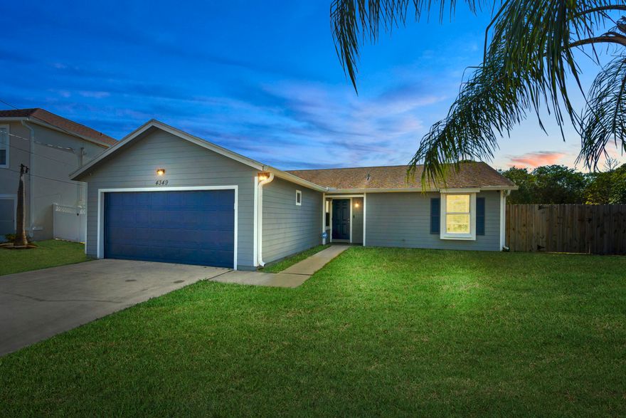 Priced to Sell!! Discover this Immaculate 3 Bedroom, 2 Bath Home, centrally located in Port Saint Lucie, tucked away in a quiet neighborhood! This Home offers Vaulted Ceilings, Tile in the main Living Areas, boasting tons of Natural Light from every Angle! Freshly Painted Interior-2022, New A/C-2021, New Fence-2020, Newer Vanities in both Bathrooms-2019, W/D- 2019. Featuring a Spacious Living Area, Split Floor-plan layout, open Kitchen w/ Pantry and room to add Breakfast Bar, which leads out to your Dining Area with custom Wainscoting, a walk-in Master Bedroom Closet and so much more! Pocket Slider leads out to your Screened-in Patio and huge Fenced backyard! Plenty of room to Entertain, or for a Pool! Just minutes from I95 and Tradition! Come see all this beautiful home has to Offer today