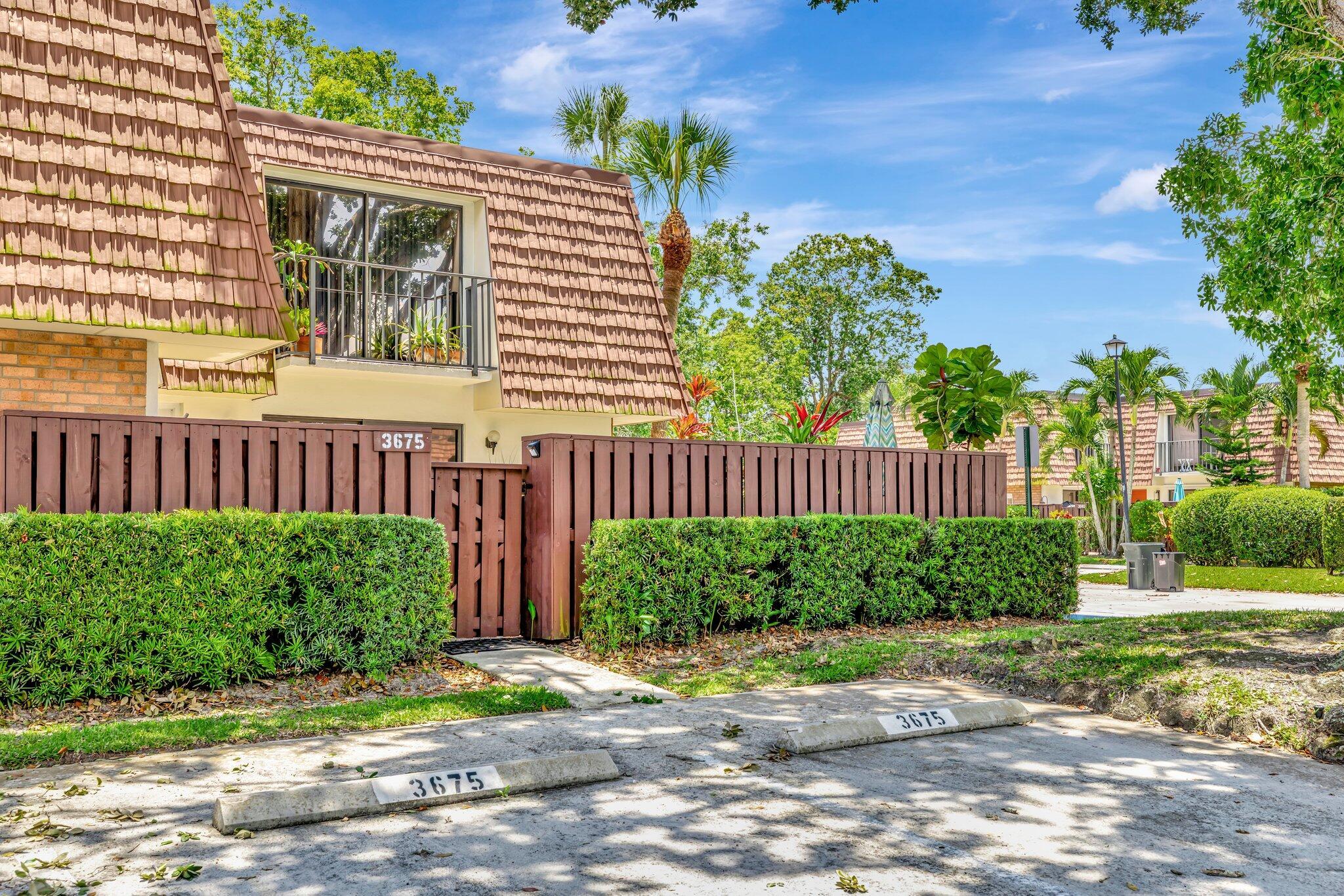 Fantastic opportunity for a move-in ready townhome in beautiful Sunset Trace! This 2/2.5 offers an updated kitchen and 2.5 updated baths. The beautiful courtyard area is perfect for enjoying coffee on sunny Florida mornings or a cocktail as the sun goes down. Bedrooms are a generous size with large closets. Sunset Trace offers a gated entrance, lots of recreation amenities and a great location close to dining and shopping. Highways are close by for an easy commute and beaches are also a short distance. Come live the Florida life in this low maintenance community!!