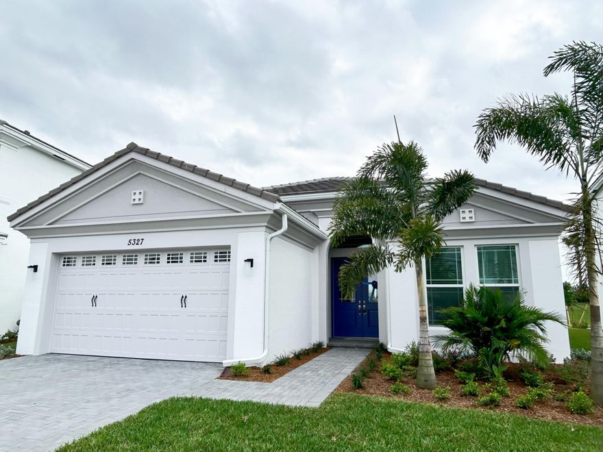 Absolutely stunning 3 bedroom, 3 full bath new construction home. Tile though all the house, all Impact windows. Live in a resort style Westlake community include a lagoon pool with 3 story slide, splash pad for little ones, cabanas, lawn space for parties, outdoor concert pavilion, basketball courts, adult pool and multi-purpose building, playground, dog park, pump park for BMX enthusiasts and much more. 30 minute drive to the ocean. Close to West Palm Beach airport. A-rated schools assigned. Lots of shops , restaurant