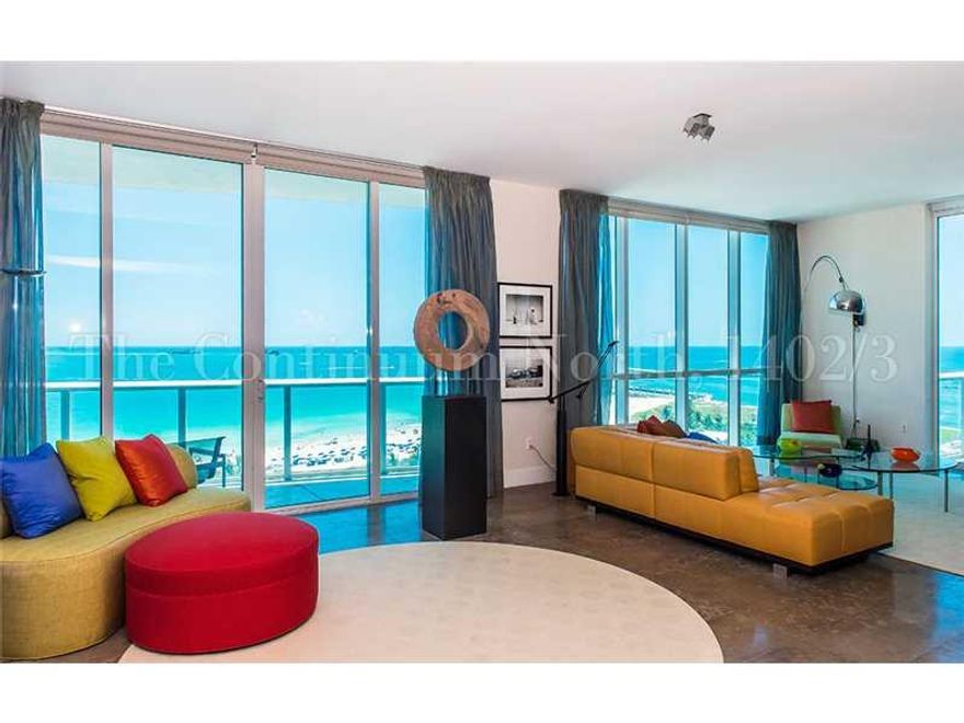 BEST DEAL AT THE CONTINUUM! BEAUTIFUL MIAMI BEACH RETREAT AT SOFI'S ULTIMATE- THE CONTINUUM CONDO NORTH WITH 4 BEDROOOMS & 4 BATHS. 2 SEPARATE POOLSIDE CABANAS ARE INCLUDED IN THE SALE. DON'T MISS THIS GREAT OPPORTUNITY FOR A UNIQUE PRIVATE SOFI RETREAT.