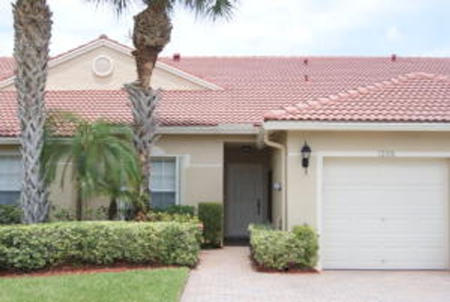 Elegant 2 bedroom with den/bedroom/office villa short walk to Clubhouse and pool. gym, billiards, community room with shows dances movies and more.6 tennis courts with lights, putting green and soon to be pickle ball  court.The home is upgraded with granite counter tops and back-splash, crown moldings, tile in the living areas and carpet in the bedrooms and den, huge walk-in closet a/c recently installed. A welcoming community that encourages newcomers to join in all aspect of life .