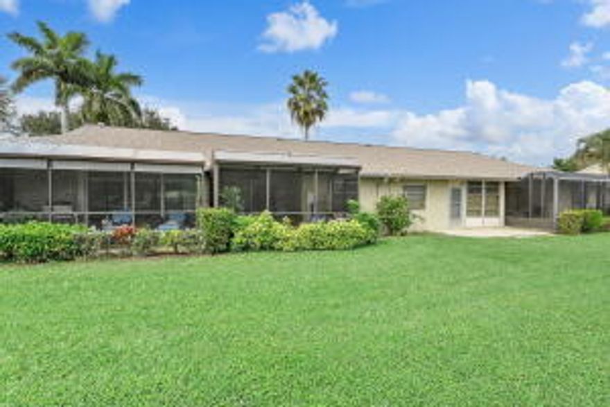 Spectacular 2-bedroom lake-view villa located in a desirable 55+ gated community. Enjoy resort-style living with three pools, a hot tub, tennis courts, pickleball, basketball, billiards, and an on-site manager. This beautifully maintained home features a newer roof (2023), stainless steel appliances, and a lovely covered patio perfect for relaxing while taking in the serene lake views. An exceptional opportunity that will not last long.