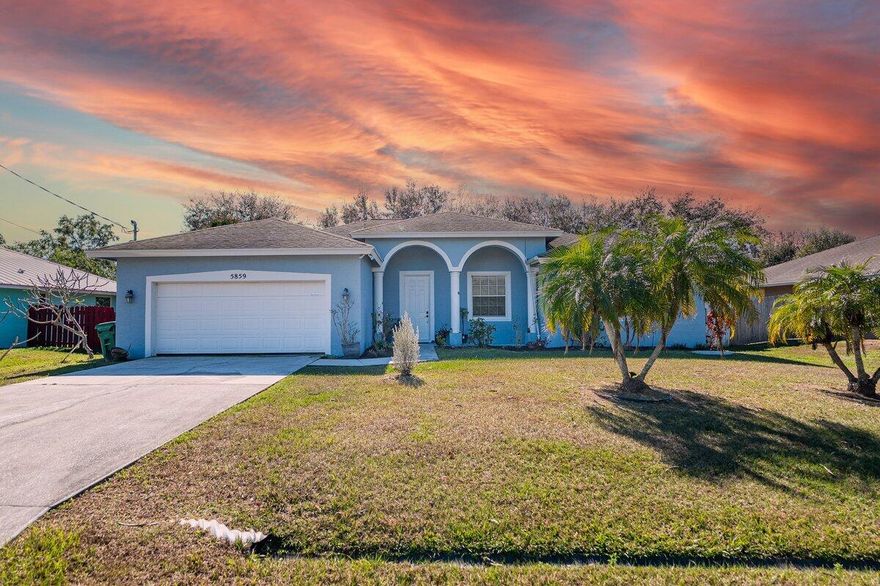 Desirable Torino Area!!! This beautiful, quality CBS built home is ready for occupancy and offers a well-designed open floor plan living space perfect entertaining. The interior features 18'' tile in main areas, carpeted bedrooms, recessed lighting, and tray ceilings. French doors open to a spacious screened patio and large backyard, perfect for entertaining. The kitchen has 42'' maple cabinets with crown molding, granite countertops, a pantry, and stainless steel appliances. The primary suite features a bright, airy bathroom with a large walk-in shower and 36'' high maple cabinetry. Generously sized bedrooms provide ample comfort and space. SOLAR PANELS WILL BE FULLY PAID OFF by the seller at closing for added savings. Call today to schedule your personal showing this beauty won't last lo