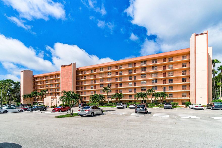 Welcome to this spacious 2-bedroom, 2-bath condo in the sought-after Bonaire Village of Delray Beach! Perched on the 4th floor, this residence offers abundant natural light, a smart split-bedroom layout, and a private screened-in balcony with peaceful views. Recent upgrades include a BRAND-NEW ELECTRICAL PANEL and the convenience of an in-unit washer and dryer. HOA DUES INCLUDE WATER, CABLE, AND PEST CONTROL. Bonaire Village is a vibrant 55+ community featuring a clubhouse, fitness center, swimming pool, walking trails, and social activities. Just minutes from Downtown Delray Beach, shopping, dining, and the beach, this condo offers comfort, convenience, and value!
