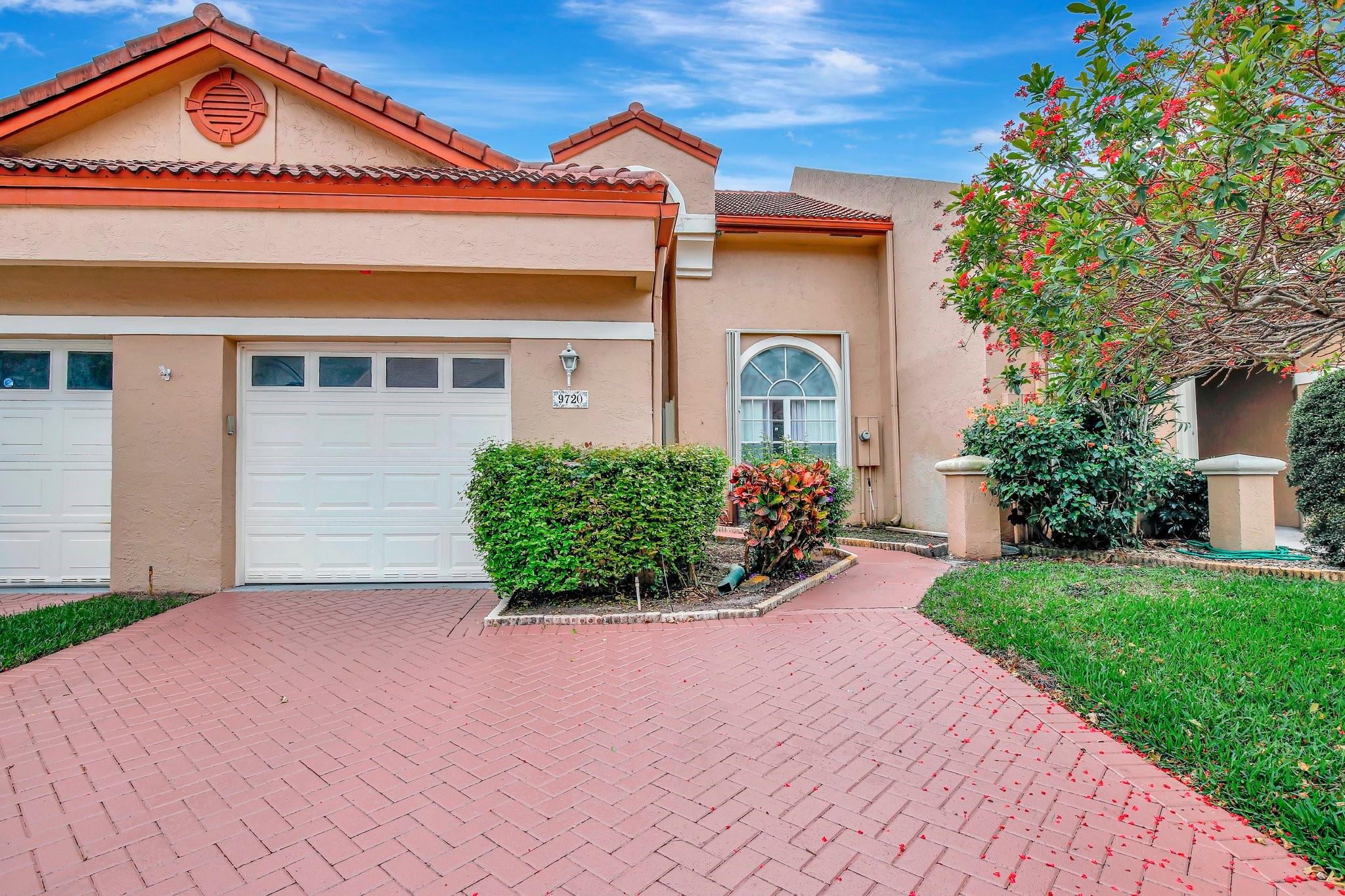 This beautifully updated two-bedroom, two-bathroom villa is a true gem nestled within a tranquil, gated community. The home features an inviting eat-in kitchen with brand-new stainless-steel appliances, perfect for both everyday living and entertaining. The open-concept layout and knockdown ceilings enhance the spacious feel throughout the main living areas.
The primary bathroom has been recently remodeled with stylish finishes, adding a touch of luxury to your daily routine. Step outside to a screened-in patio, ideal for relaxing. and taking in the serene surroundings. Residence enjoy access to exceptional resort-style amenities.