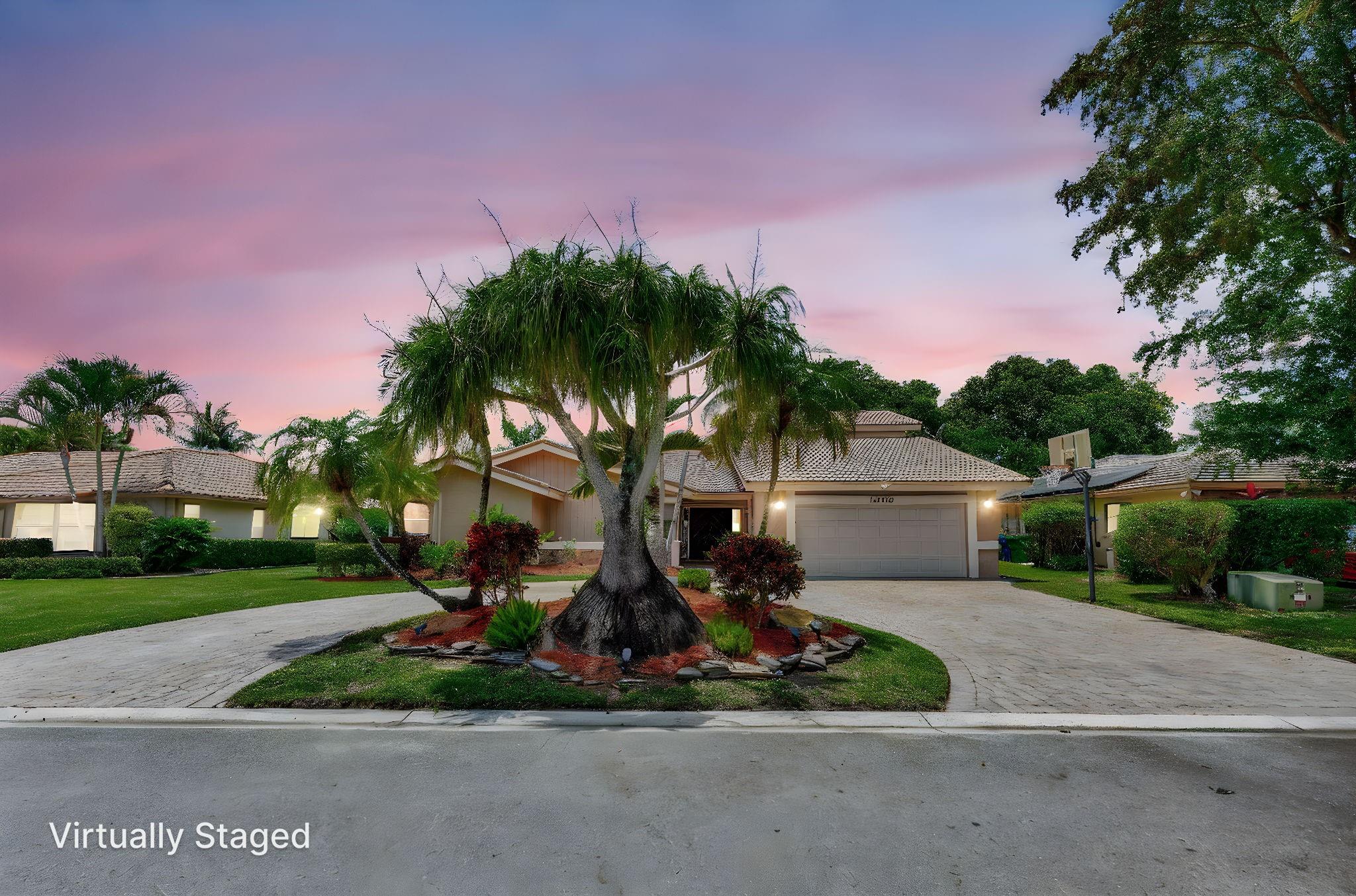 Beautifully updated home tucked away on a cul-de-sac of quite tree-lined community with NO HOA. Grand scaled with generous sized living, dining, kitchen and, bedrooms. Volume ceilings and skylights bring the outdoors in. Gaze at gorgeous wide water views from nearly every room's large picture windows or sliding doors. Relax poolside on the paved generously sized outdoor patio living space. Large kitchen with soft-close white Shaker-style cabinetry accented with gold/brass look hardware, quartz waterfall counter, marble hexagon backsplash, large island, stainless steel appliances including wine cooler and large pantry with barn doors. Tankless water heater plus sprinklers feed from lake adds up to savings. Top rated schools, nearby parks, shopping, and dining make this an unbeatable home.