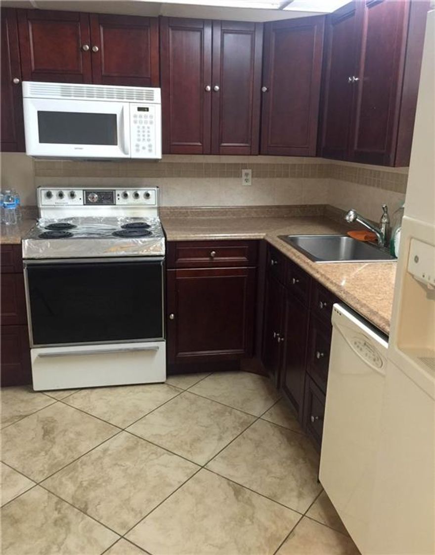 Awesome Investors opportunity!!! Unit already Rented for $1,090.00 great tenants there for 4 years. 2 bedrooms and 2 bathrooms, all tile. Ready for new owner cash flow, buy it and start to collect the money. Rent price can be increased as soon as new owner is entitle, rental agreement is ready to renew after June 30, 2017. Act Quickly!!!