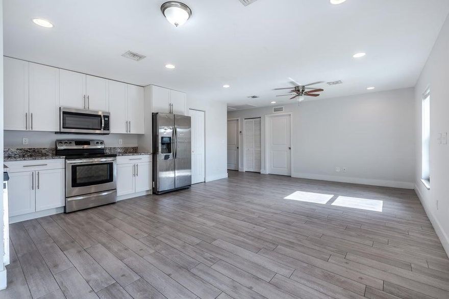 This beautiful  construction house is packed with premium upgrades, including gorgeous granite countertops, sleek stainless steel appliances, and elegant ceramic tile flooring. Featuring 3 spacious bedrooms and 2 full bathrooms, this move-in-ready home offers comfort and convenience for the whole family. Plus, you'll be just minutes away from Palm Beach International Airport, Okeechobee Boulevard, popular shopping malls, and supermarkets—placing you at the heart of everything you need. Don't miss out on this incredible opportunity.