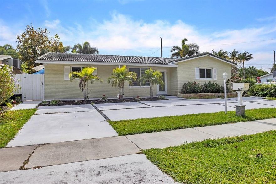 Beautiful house located in a quiet neighborhood in Hollywood. New flooring throughout. Nicely appointed kitchen with updated appliances, granite countertops, and loads of cabinet space. Huge family room with 3 sliders overlooking the beautiful back yard oasis that includes an inground pool. Main bedroom includes 2 full size closets and another full wall of built in storage as well. Ample closet and storage space in the other two bedrooms. 2 miles to the Hollywood beach boardwalk and only 15 minutes to the airport. Seller never lived in home. Home is currently rented.