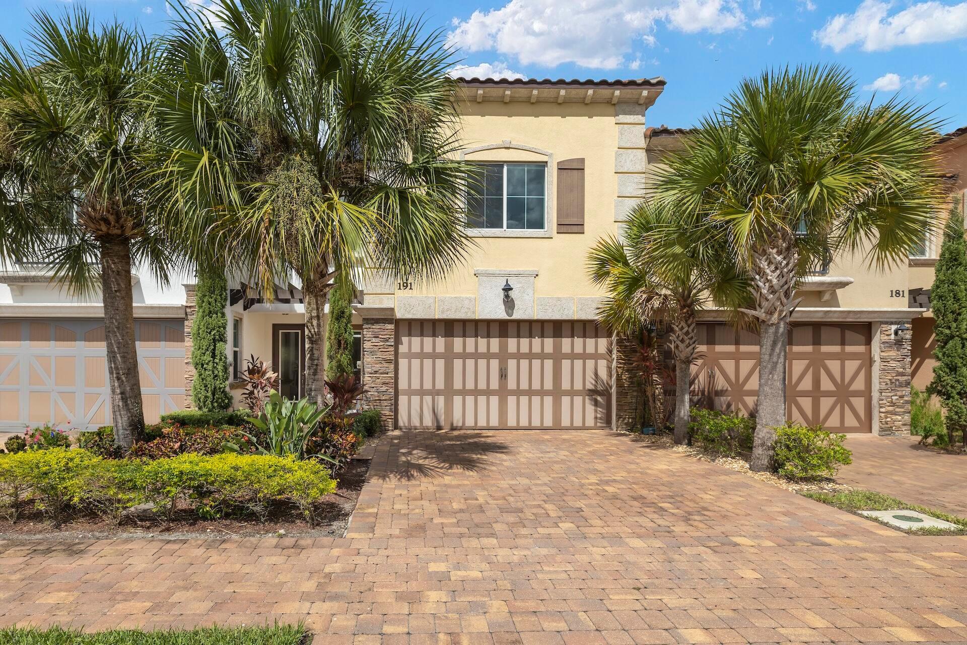 This stunning 3-bedroom, 2.5-bath townhouse offers 2,335 sq ft of spacious, light-filled living, upgraded with high-end details. Open-concept main level features ceramic wood tile floors, decorative moldings, a 75'' TV with an entertainment wall, eat-in kitchen w/quartz countertops,stainless appliances, custom backsplash, pantry and breakfast bar. The expansive living and dining overlook a covered, screened patio perfect for entertaining. Primary suite w/ dual walk-in closets, spa-like bath w/oversized shower, and private balcony. Additional bedrooms aregenerously sized, a cozy loft ideal for an office, upstairs laundry room w/extra storage. 2 covered patios, fenced-in yard, hurricane impact windows throughout. 2 car garage features sleek epoxy floor. Click ''MORE''
