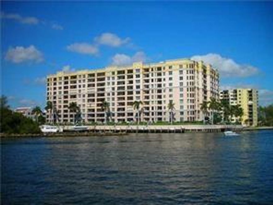 THIS FABULOUS UNIT HAS DIRECT INTRACOASTAL WATER VIEWS SUCH THAT YOU CAN ALMOST TOUCH THE BOATS AS THEY GO BY..1800SQ FT MOSTLY UPGRADED WITH A BEAUTIFUL KITCHEN AND OFFICE/DEN. CHERRY WOOD FLOORS COMPLIMENT THE NEUTRAL COLORS THROUGHOUT..LARGE LIVING ROOM AND DINING AREA LEAD TO A PERFECT TERRACE FOR YOUR ENJOYMENT. SPACIOUS MASTER LEADS TO A HUGE BATHROOM AND WALK IN CLOSET...SECOND BEDROOM HAS BATHROOM EN SUITE....BUILDING HAS FULL AMENITIES INCLUDING  24HR SECURITY,UNDERGROUND PARKING.POOL AND HOT TUB DIRECTLY ON THE INTRACOASTAL,GYM AND EXERCISE ROOM..BUILDING IS FINANCIALLY SOUND WITH LOW MAINTENANCE AND YOU CAN BRING YOUR PET....WHAT CUD BE BETTER..CALL NOW !!!!