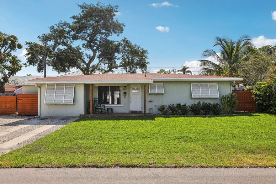 This well-maintained Wilton Manors home checks the boxes where it counts. Major upgrades include a 7-year-old roof, full hurricane protection, new A/C, a tankless water heater, and updated sewer lines—the big-ticket items are all done. The kitchen features white cabinetry, newer appliances, and a propane gas range, while both bathrooms have been recently updated. Original terrazzo floors add timeless character throughout. A 16' x 8' storage shed provides plenty of extra space. Ideally located just blocks from Wilton Drive, minutes from Downtown Fort Lauderdale, and under 3 miles from the beach—a smart option for first-time buyers or anyone looking for a solid home in a prime location.