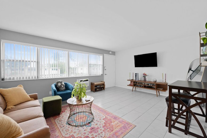 Charming 1BR/1BA at Harwick House, ideally located near Fort Lauderdale Beach, the Conrad, and Four Seasons. Well-maintained unit with newer tile floors, smooth ceilings, newer wall A/C units, and newer refrigerator. Enjoy an easy coastal lifestyle just steps to the sand, oceanfront dining, shopping, and the Fort Lauderdale Beach promenade. Boutique 36-unit building that is financially proactive and well maintained with a new roof in 2024. Exterior painting and building improvements planned for 2026 are fully funded, with full reserve funding scheduled for completion by 2027. Currently tenant-occupied at $1,800/month through 3/31/26, with tenant willing to remain—ideal for investors seeking an affordable beachside retreat.