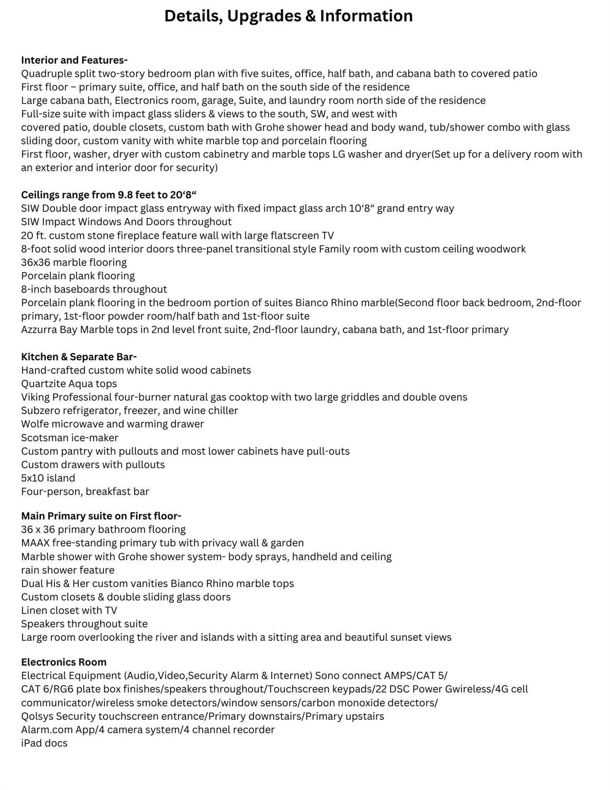 INDIAN BAY POINT - Residential