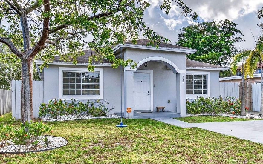 Amazing opportunity in Fort Lauderdale! This 3 bedroom, 2 bath family home is move-in-ready! Whether you're looking for your family home or an investment property, this is it! The huge, fully fenced backyard has the potential for a pool & outdoor barbecue area, or added cash flow with space for an ADU/ rental unit. With its clean & updated interior, hurricane impact windows, and the yard space, this is a must see! Here's your chance to stop renting, and start owning in this up and coming area of Oakland Park!