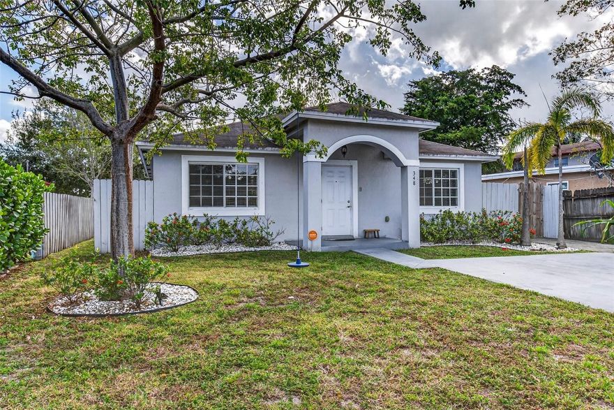 Finding a newer home with a yard this big is a rare find in Oakland Park. Built in 2015, this 3 bedroom, 2 bath home is move-in-ready and easy to maintain, plus you get peace of mind of modern construction including hurricane impact windows and doors, which also keep the home quiet and energy-efficient. It’s inviting and comfortable living space features an open kitchen with granite countertops and stainless steel appliances. You will love the huge backyard with plenty of room for a pool, a beautiful garden or just a safe place for kids and pets to play. Great location, close to schools and just a short drive from the dining and nightlife in Wilton Manors. If you want a reliable home with actual outdoor space just minutes from the beach, this is the one!
