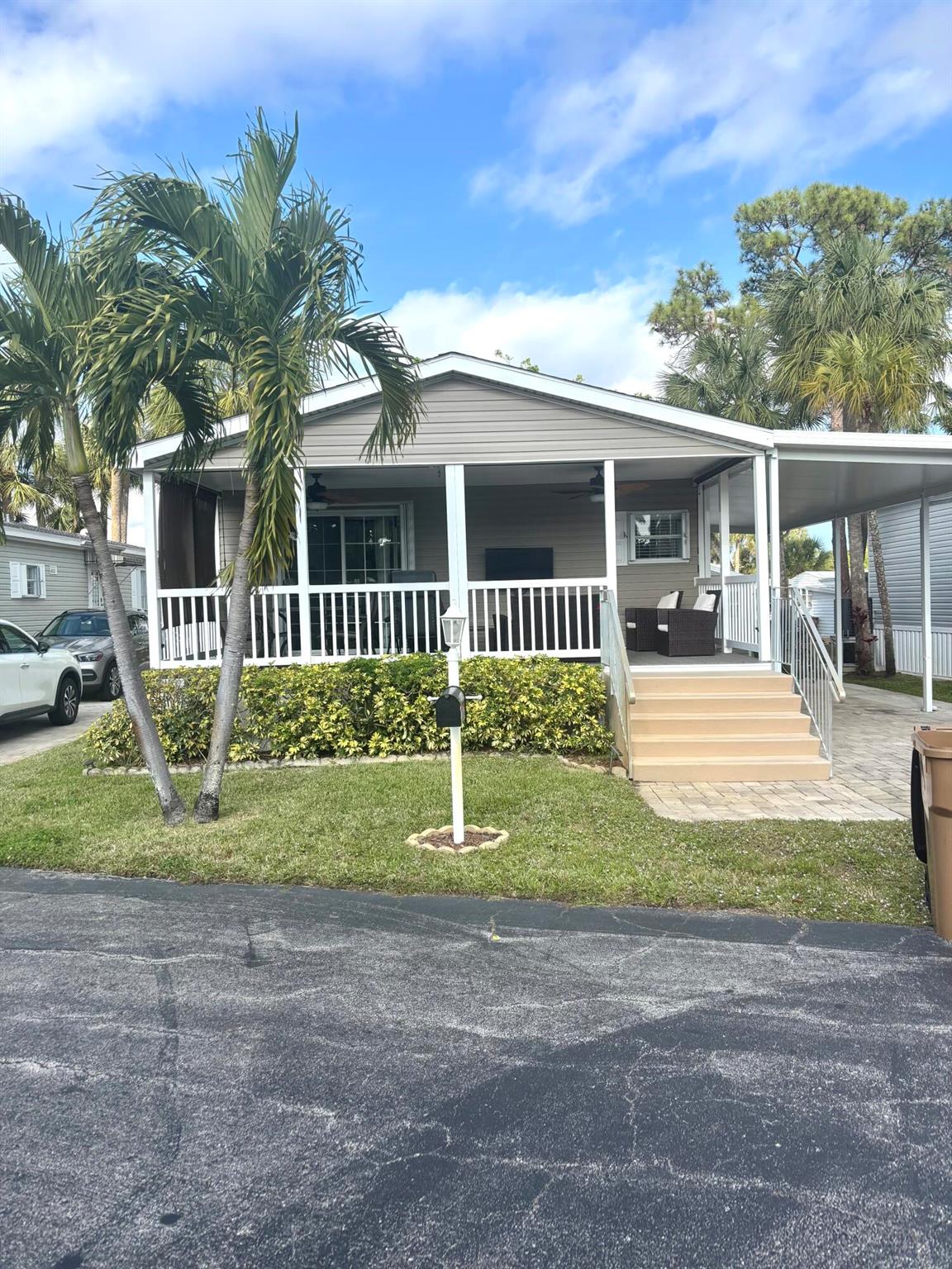 Beautiful home located in Pine Tree Park, built in 2006. Featuring 2 bedrooms and 2 bathrooms, this spacious residence includes an in-home washer and dryer for your convenience. Ideally situated near the clubhouse, the property comes fully furnished and turnkey--everything you need is already here.