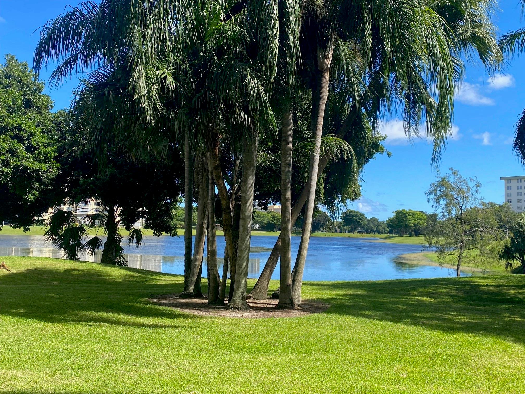 DIRECT LAKE VIEWS! Spacious, clean, Remodeled 2 bedroom 2 bath condo-freshly painted. Updated kitchen with new appliances, pass through to dining area, spacious living/dining area offers great water views, large screened in patio with access to gardens and lake. Large master bedroom features multiple closets & large walk-in closet. Guest bedroom with en-suite bath. Hurricane Impact windows & doors throughout for quiet & peace of mind. Split bedroom plan, tile floors in living areas & wood-look laminate. CABLE & HIGH SPEED INTERNET are included in rent. Community boasts 3 pools, clubhouse, bbq & more. Just minutes from multiple golf courses, shopping & restaurants. Beach 5 miles away. Easy access to all major roadways and Casino & gaming complex nearby. New rule-minimum credit score 700