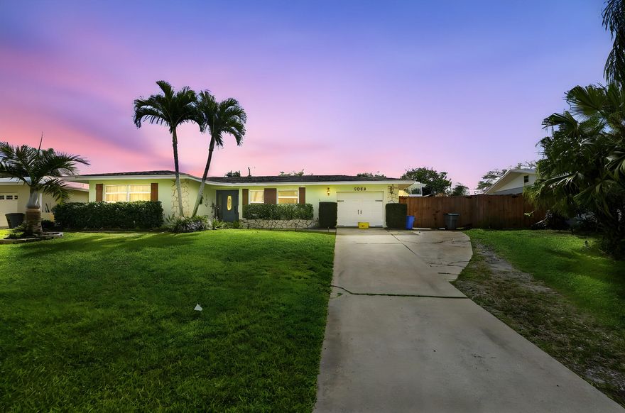 Beautifully updated home in the heart of Palm Beach Gardens with no HOA, offering a spacious backyard, private pool, and room to park a boat--perfect for enjoying the Florida lifestyle. Conveniently located with easy access to I-95 and the Florida Turnpike, with shopping, dining, and everyday conveniences just minutes away.

This move-in ready home features impact windows and sliders (2024), new AC and electrical panel (2026), and water heater (2023). The kitchen and both bathrooms have been renovated, creating a warm and inviting atmosphere throughout the home.

Step outside to a large fenced backyard with a resurfaced pool, outdoor shower, and plenty of space for kids, pets, entertaining, or gardening.