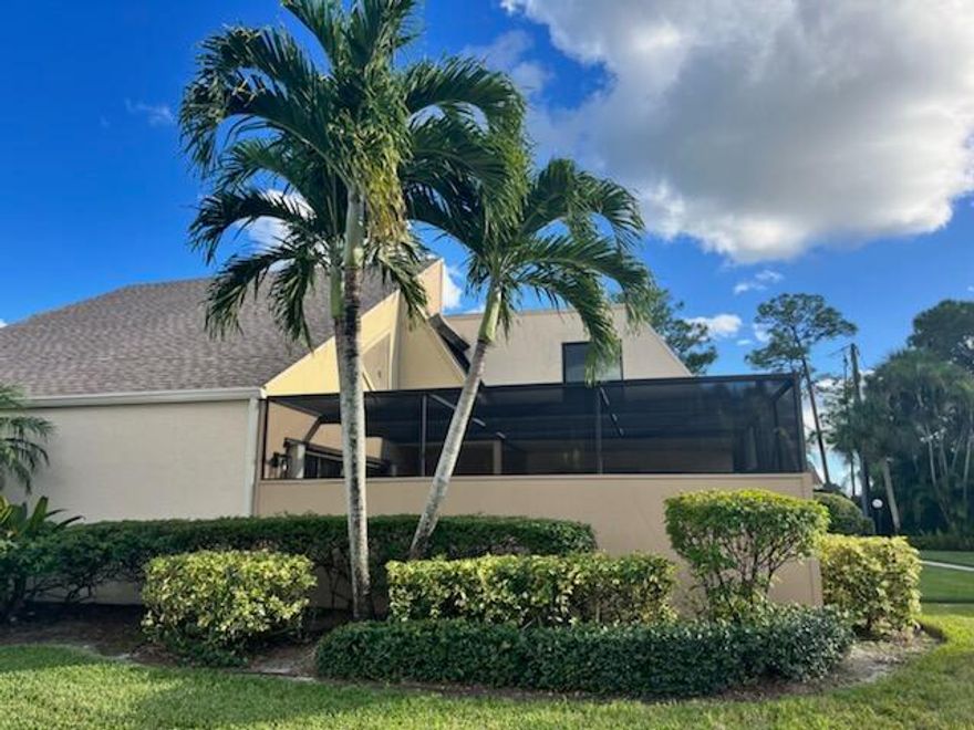 This property is offering an FHA assumable mortgage at $288,000 at 6% interest. Or buy outright not using the assumable mortgage option! Roof 2019, Hot Water Heater 2024, A/C recoiled 2024. This beautiful townhouse has a lovely private courtyard, three bedrooms, two baths. New luxury vinyl flooring and new baseboards too! The open kitchen offers beautiful granite countertops, a pantry, and laundry area with a new dryer and two bedrooms upstairs with a jack and jill bath. The HOA is very reasonable at $200 per month. And the location is in the desirable Sandpiper Area in Port St Lucie, near shopping, banking, and great schools! Schedule to see this lovely home today!