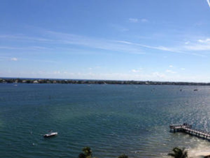 Beautiful, upgraded 2/2 unit, direct intracoastal views, perfect for watching the sunrise. One of the few buildings on Flagler Dr with a beach.  A must see!!