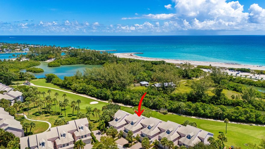 Live where others vacation. This first-floor condo in the gated community of The Estuary at Jupiter Dunes sits along the fairways, minutes from the Atlantic shoreline. The 2-bedroom, 2.5-bath residence features a well-designed layout and private one-car garage. Upgrades include full hurricane-impact protection, plus updated A/C and water heater. Move-in ready and maintained for easy Florida living. Walk to DuBois Park for calm-water swimming and scenic views. Enjoy a balance of beachside energy, golf course setting, and gated privacy—an opportunity to make it yours.