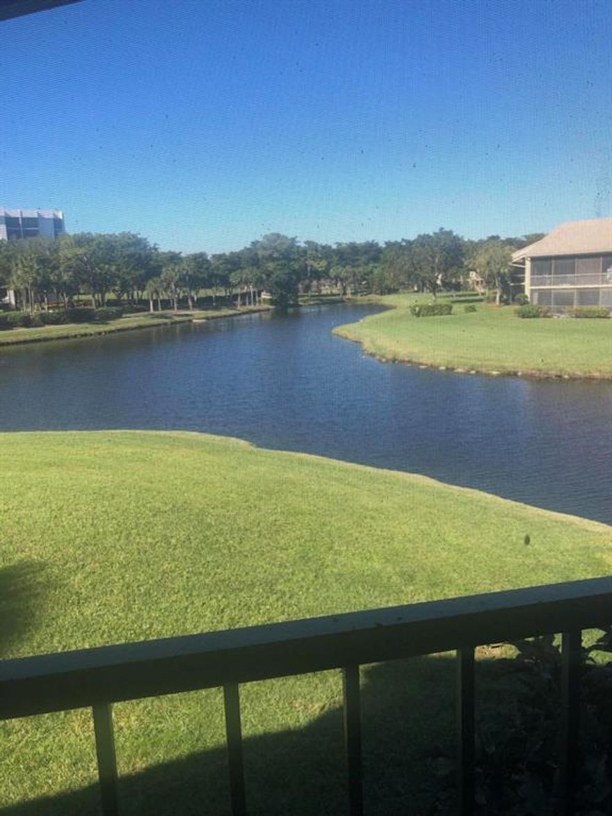 Come see this fully furnished 2 bedroom 2 bath unit with great views. 
Unit has been updated and ready to move in.(there is carpeting in living area but easy to lift if need be). New appliances, everything is in working order. Don't miss this great opportunity to live and play in Boca West...$70,000 equity due in cash at closing. Mandatory social dues $14,000 yearly.